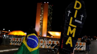 Decision day for Dilma: Brazilian president awaits outcome of impeachment vote