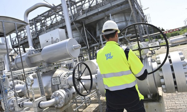  Un impianto per la ricezione di gas russo in Germania