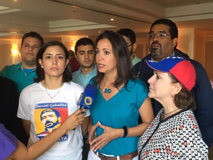 Patricia de Ceballos, María Corina Machado y Mitzy Capriles