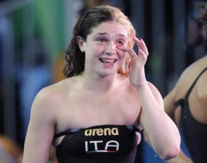 la 14enne Benedetta Pilato medaglia d&#039;Argento nei 50 rana