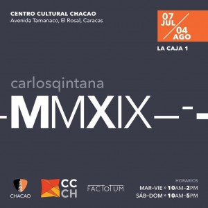 Carlos Qintana expone cinco instalaciones en La Caja 1 del Centro Cultural Chacao