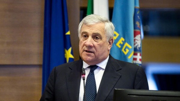 El canciller italiano, Antonio Tajani. 