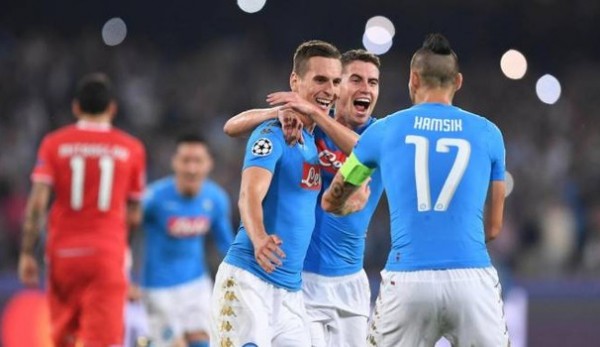 Grande Napoli in Champions, fa poker al Benfica al San Paolo 4-2