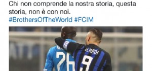 L&#039;Inter su Twitter ha scritto un messaggio molto chiaro sulla vicenda Koulibaly