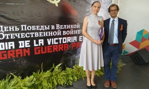 Concierto y poemas de jóvenes venezolanos y rusos 73 Aniversario Día de La Victoria de la Gran Guerra Patria