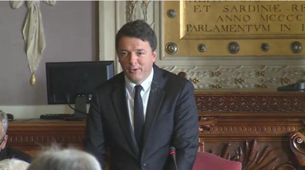 L&#039;intervento di Renzi alla cerimonia di firma del Patto per Cagliari