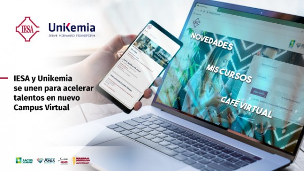 IESA y Unikemia se unen para acelerar talentos en nuevo Campus Virtual