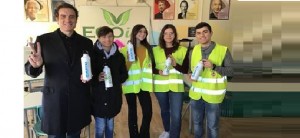 Gli startupper ECOisti di Lecce ricevono 300 borracce da Safim di Modena per ridurre la plastica