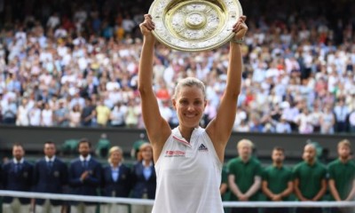 Angelique Kerber tenista alemana ganó Wimbledon