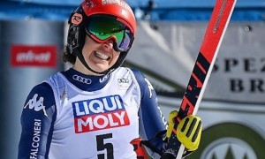 Federica Brignone vince il superg di Passo San Pellegrino