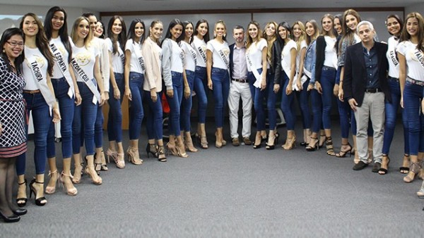 Candidatas al Miss Venezuela 2019 en la IESA