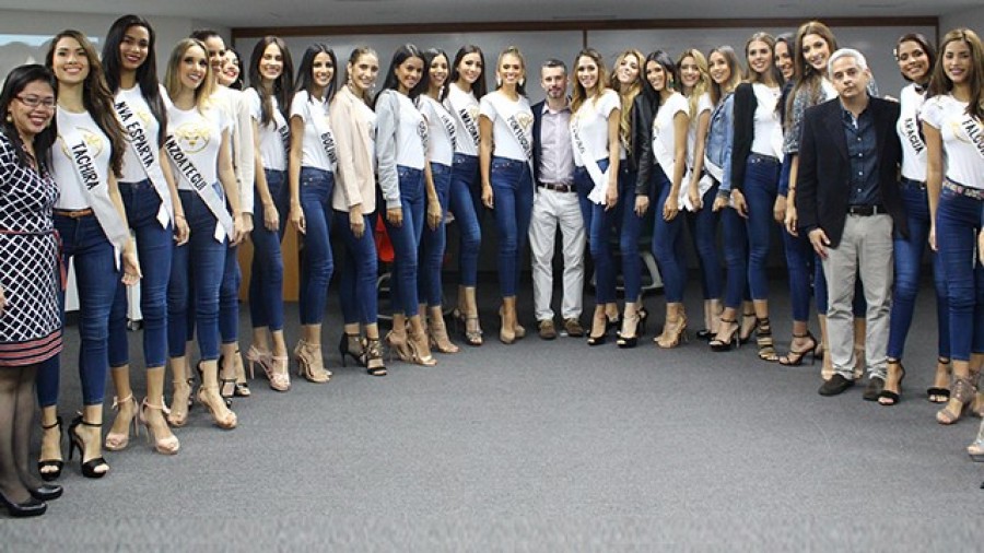 Candidatas al Miss Venezuela 2019 en la IESA