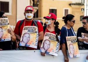 Manifestazione per la liberazione di Chico Forti