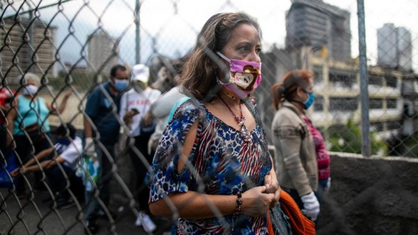 Il Venezuela raggiunge 518.750 casi di covid-19 dall&#039;inizio della pandemia