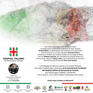 La comunidad italiana en Venezuela escribe una página histórica el 1 de febrero de 2020