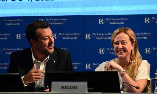 Matteo Salvini e Giorgia Meloni