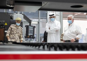 Su Alteza El Emir de Qatar,inspecciona producción de ventiladores(Savr-Q)