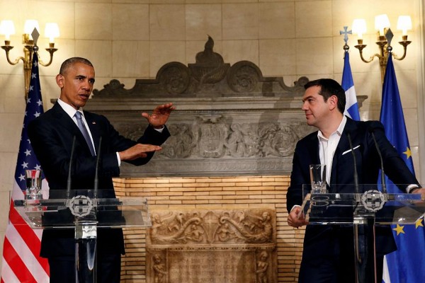 Obama pide en Atenas un alivio de la deuda griega
