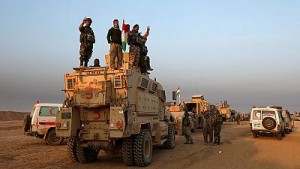 Iraqi Kurdish peshmerga forces continue their advances on outskirts of Mosul