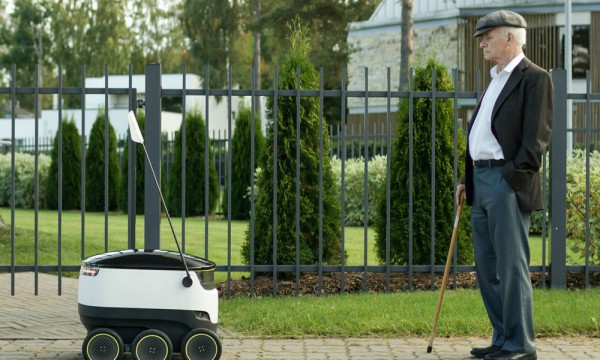 Arriva il fattorino robot e il fattorino umano andrà in pensione.