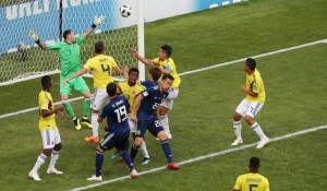 Japón celebra victoria histórica Japón:Colombia 2-1