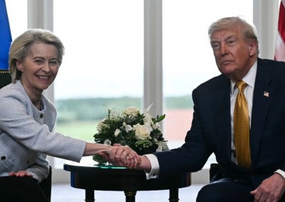 Ursula von der Leyen e Donald Trump 