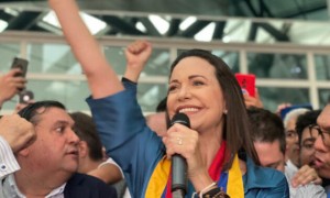 María Corina Machado, leader e candidata alla presidenza dell&#039;opposizione venezuelana