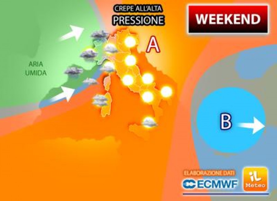 Meteo, ultimo weekend d&#039;estate