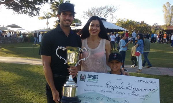 Rafael Guerrero campeón  Abierto Lagunita CC 2018