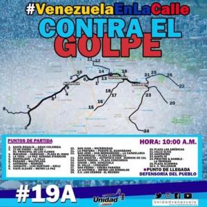 Venezuela. Conto alla rovescia per la spallata a Maduro grande marcia opposizione il 19 aprile