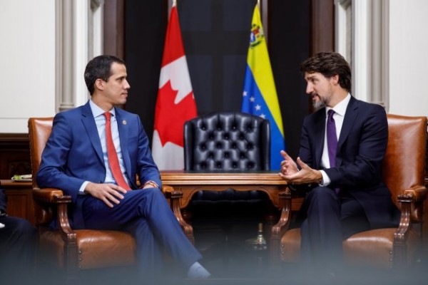 Trudeau elogió a Guaidó por el liderazgo en su lucha por la democracia en Venezuela