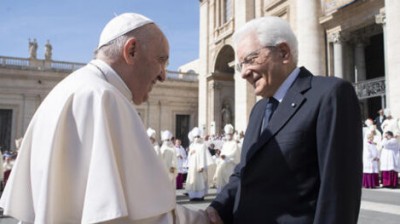 Papa Francisco  Sergio Mattarella