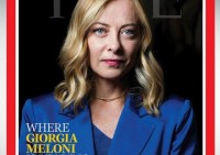 La copertina del Time con Giorgia Meloni