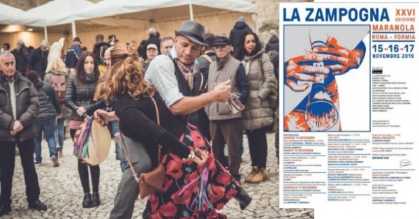 Festival “La Zampogna” XXVI Edizione 15-16-17 novembre 2019 Maranola (LT), Anteprima Roma
