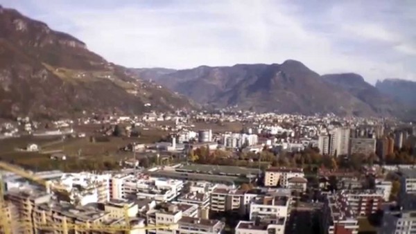 Bolzano vista dal cielo