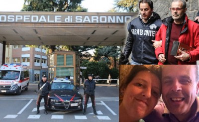 Los amantes asesinos en un hospital de Saronno, Italia: 35 muertes sospechosas y seis homicidios
