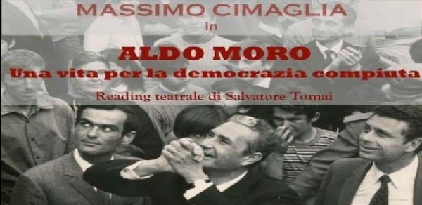 Massimo Cimaglia il 25 novembre nel reading teatrale su Aldo Moro a Taranto