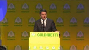 Matteo Renzi interviene alla “Giornata nazionale dell’extravergine italiano” della Coldiretti