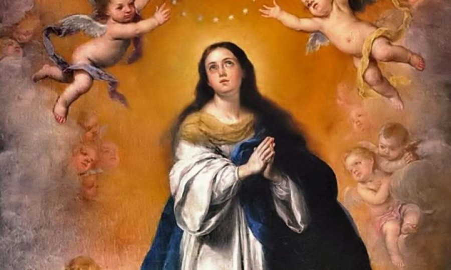 Hoy la iglesia católica celebra la fiesta de la Inmaculada Concepción de María Hoy la iglesia católica celebra la fiesta de la Inmaculada Concepción de María