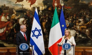 Giorgia Meloni y Benjamín Netanyahu