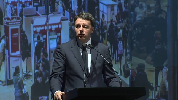 Ferrovie dello Stato, Renzi alla presentazione del piano industriale