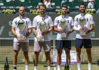  22 giugno 2025, torneo di Halle, finale di doppio tra i tedeschi Krawietz-Pütz e gli azzurri Bolelli-Vavassori
