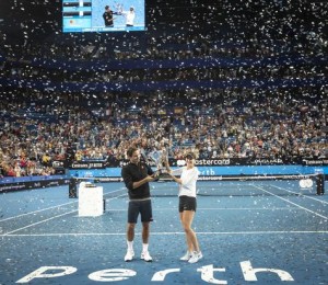 Roger Federer arrancó el año con todo