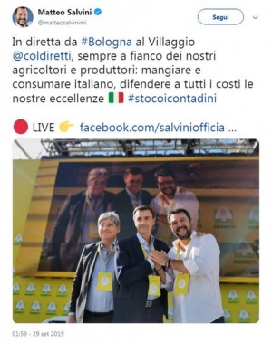 Salvini: &#039;Stop a quota 100? Non escono dal Parlamento&#039; &#039;Con le carte di credito si aiutano le banche&#039;