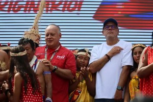 Diosdado Cabello e Jorge Rodríguez