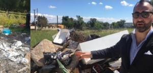 Pulita una strada dopo la denuncia di un consigliere