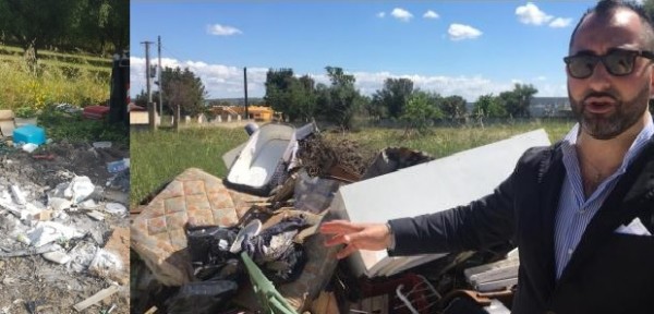 Pulita una strada dopo la denuncia di un consigliere