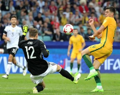 Alemania debuta con victoria 3-2 a Australia en Sochi