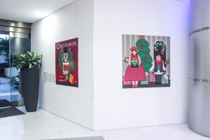 Exposición de la ilustradora venezolana Marianella Arocha  celebra la Navidad en Santo Domingo