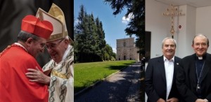 L’Arcivescovo dell’Aquila, Card. Giuseppe Petrocchi, riceve in visita Nello Scipioni, Presidente del Centro Abruzzese Canadese di Ottawa